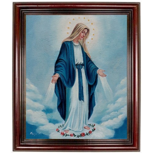 Wundertätige Madonna, Immaculata, Maria Mutter Gottes - Ölgemälde